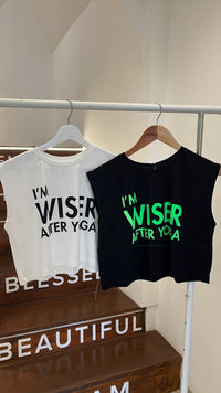 Dancing Warrior I'm Wiser Crop Top