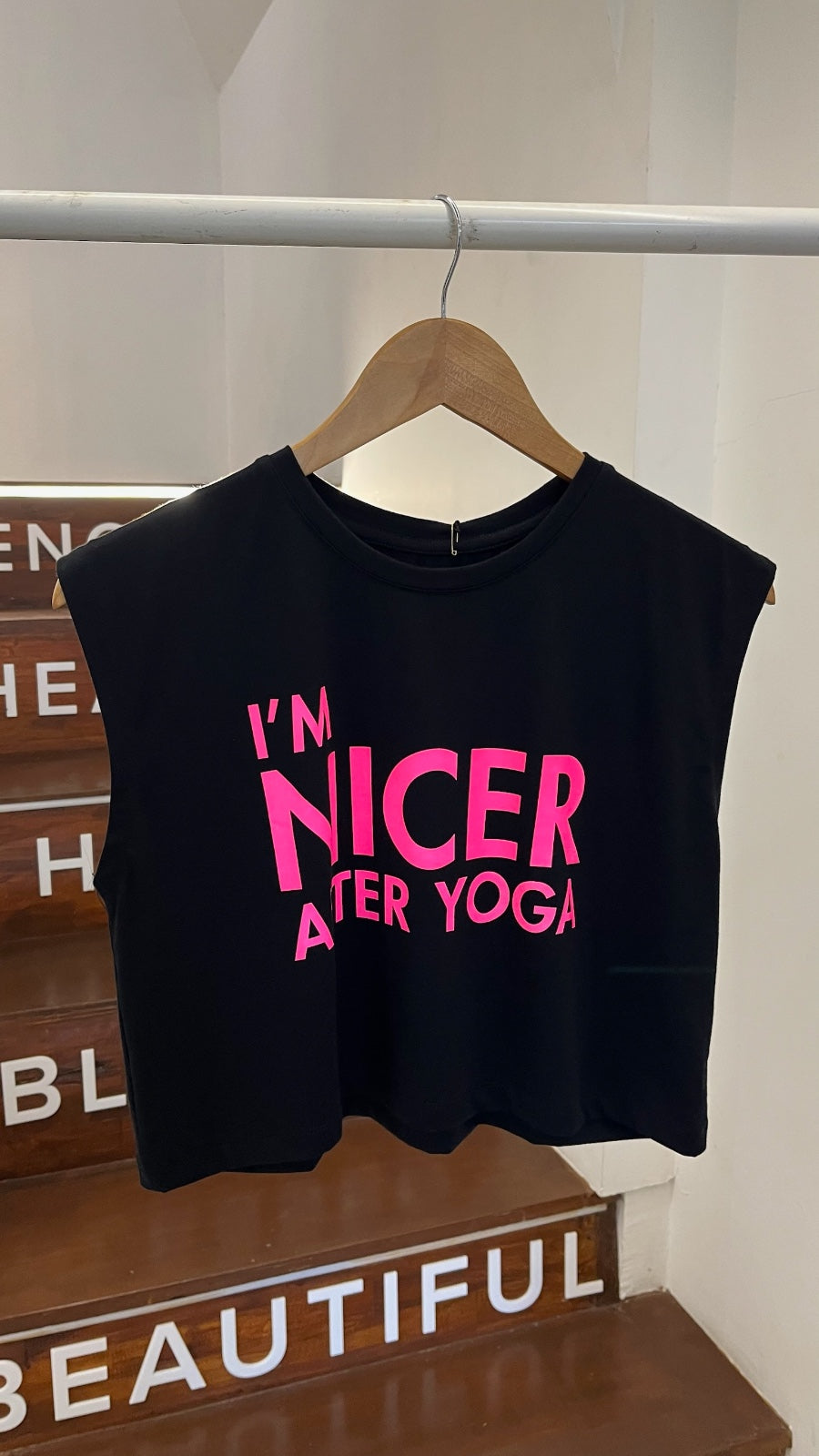 Dancing Warrior I'm Nicer Crop Top