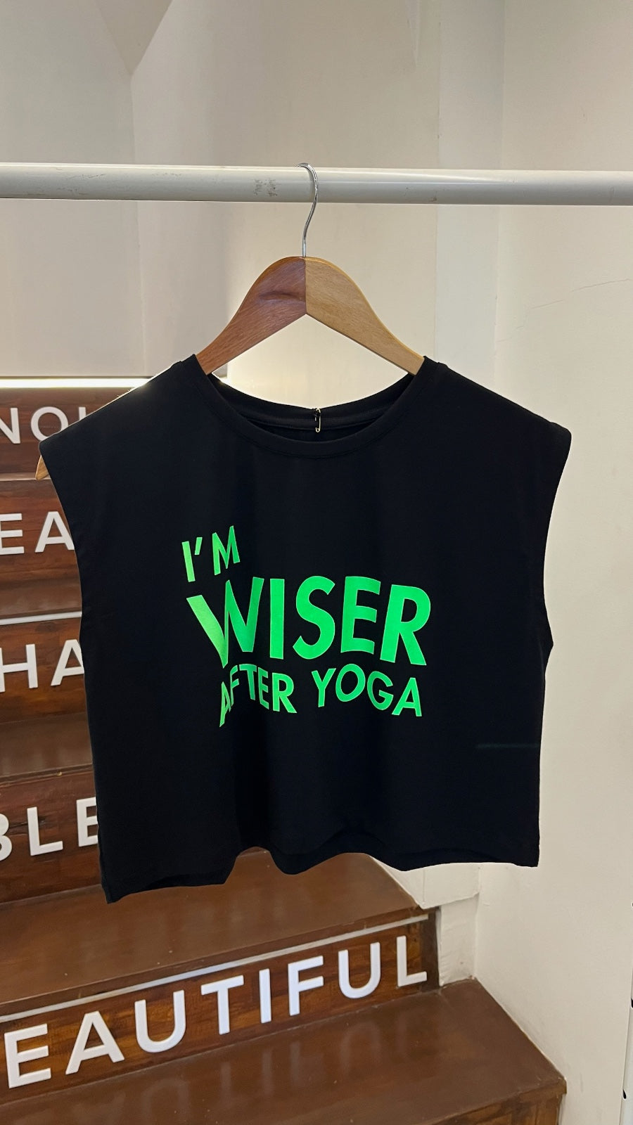 Dancing Warrior I'm Wiser Crop Top