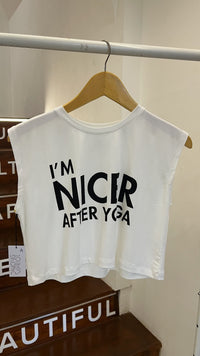 Dancing Warrior I'm Nicer Crop Top