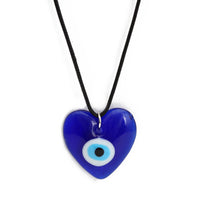 See No Evil Turkish Evil Eye Glass Pendant Necklaces by Yoga Republik