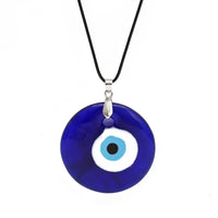 See No Evil Turkish Evil Eye Glass Pendant Necklaces by Yoga Republik