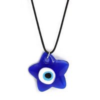 See No Evil Turkish Evil Eye Glass Pendant Necklaces by Yoga Republik