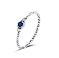 See No Evil Sterling Silver Ring size 6 by Yoga Republik