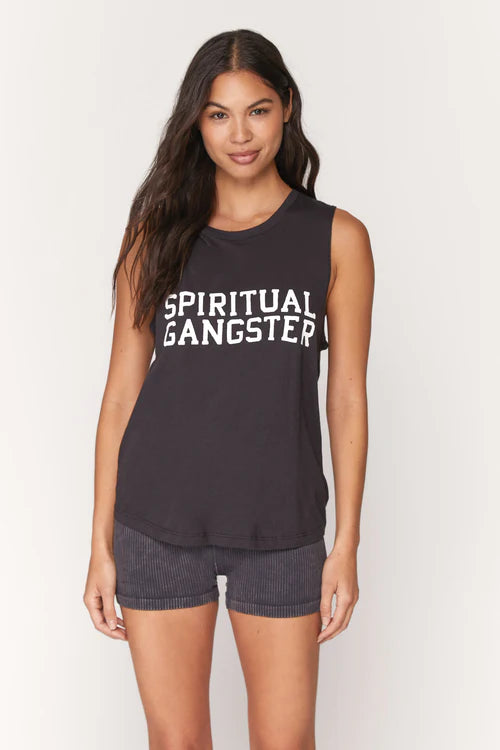 Tangki Otot Universitas Spiritual Gangster XS Sg - Vintage Hitam