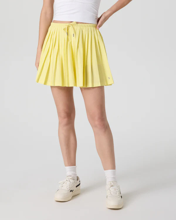 Vuori XS Clementine Pleated Skirt - Sunlight