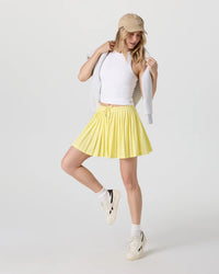 Vuori XS Clementine Pleated Skirt - Sunlight