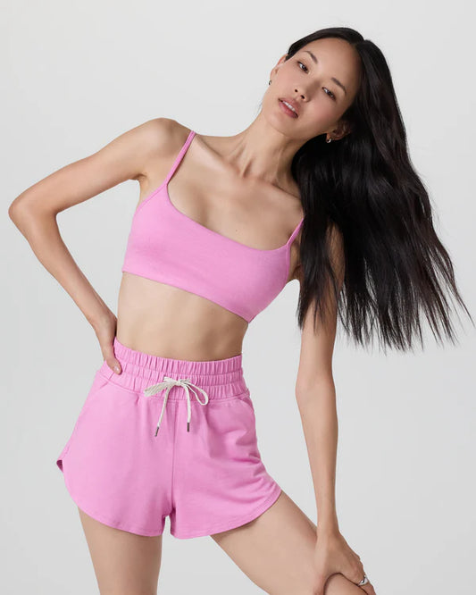 Vuori SMALL Halo Essential Bra - Azalea Pink Heather