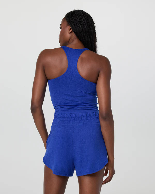 Vuori Halo Performance Crop - Copenhagen Heather