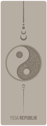 YR Travel Mat 1.5mm PU Rubber - Yin Yang