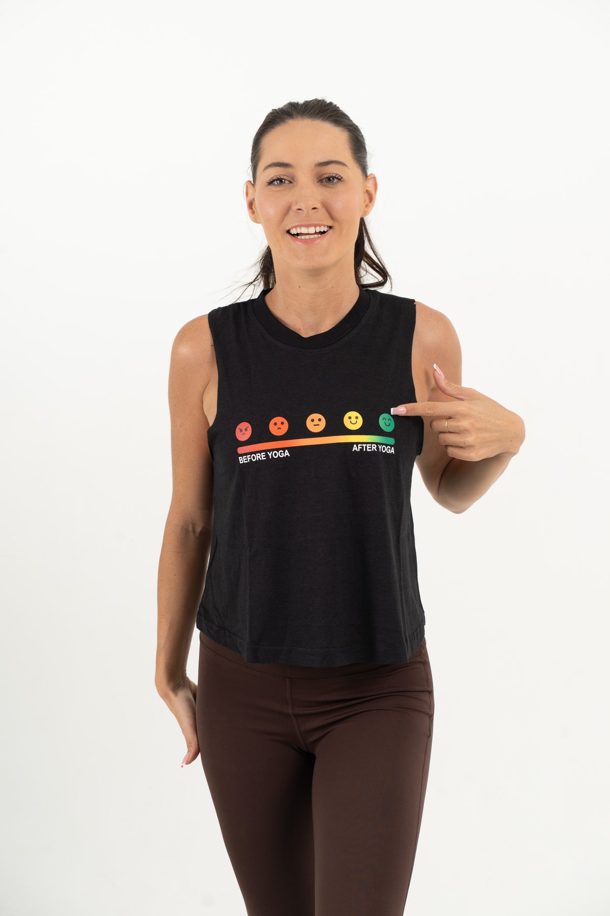 YR Before After Yoga Crop Top