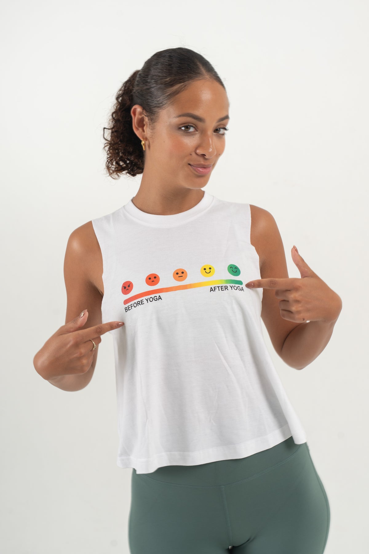 YR Before After Yoga Crop Top