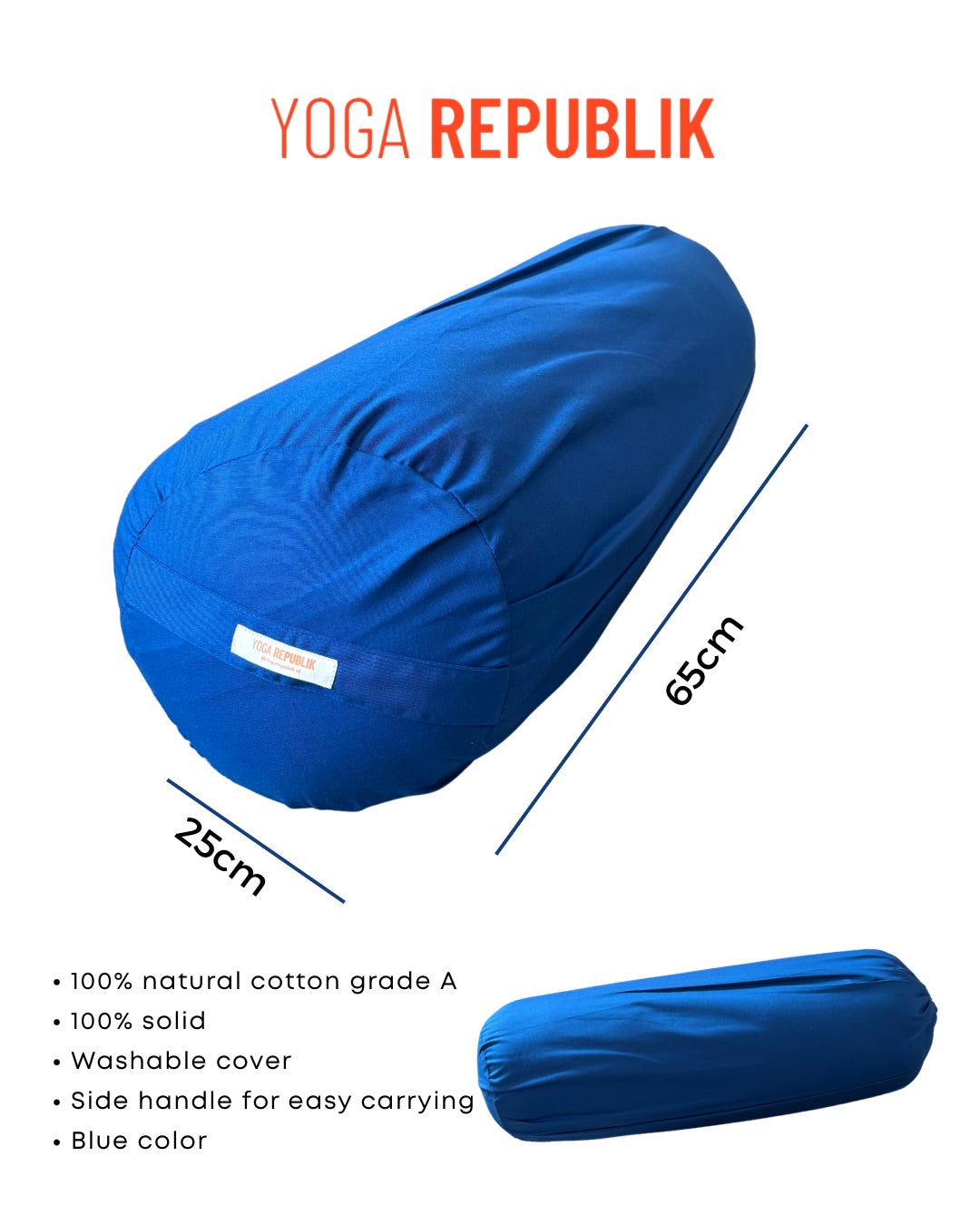 Guling Bulat Manduka Enlight™ - Tengah Malam