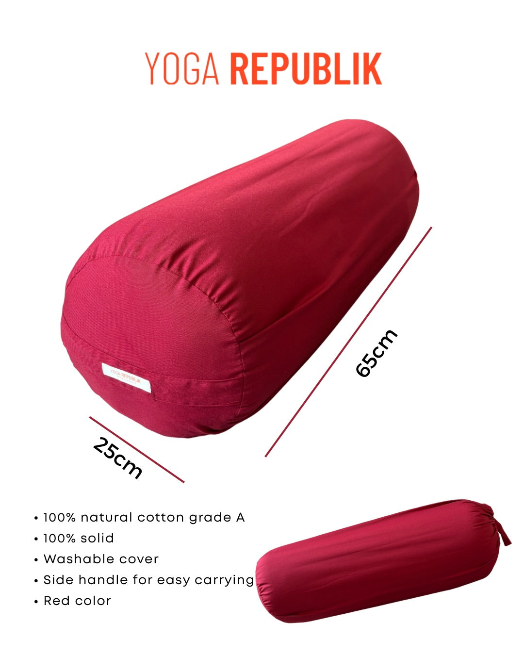 Guling Bulat Manduka Enlight™ - Tengah Malam