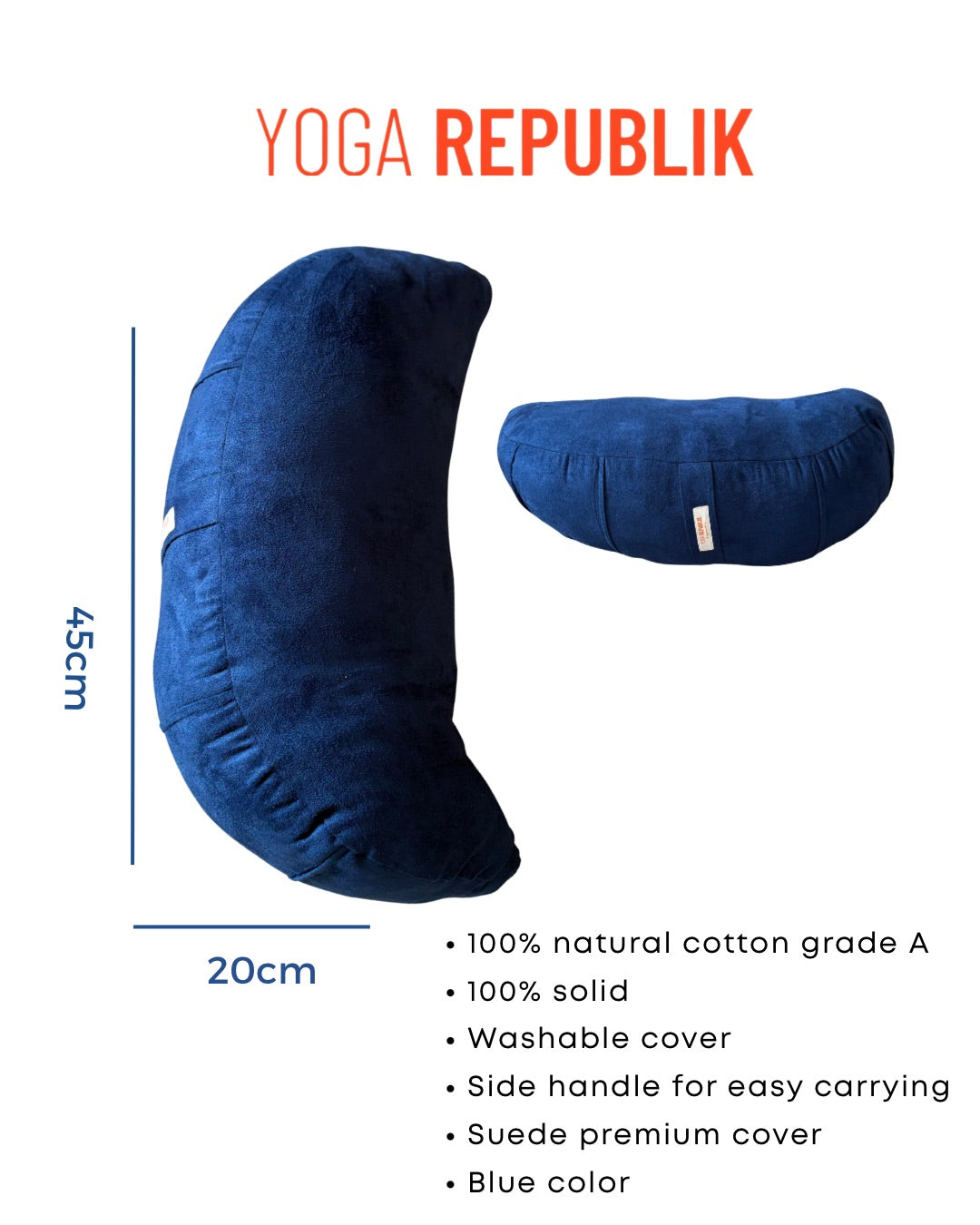 Guling Bulat Manduka Enlight™ - Tengah Malam