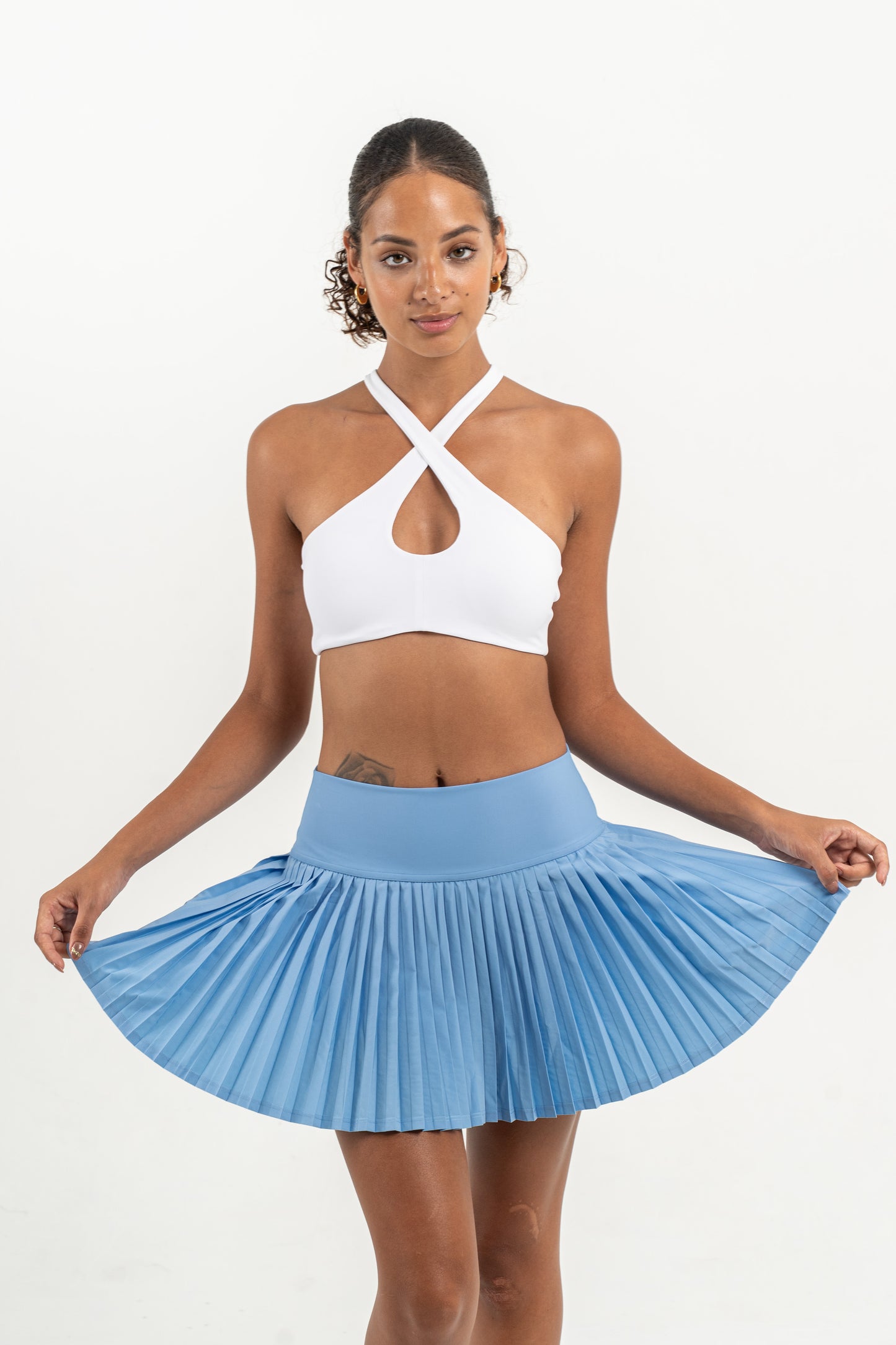 Rok Tenis Aces KECIL Alo Yoga - Limun Stroberi