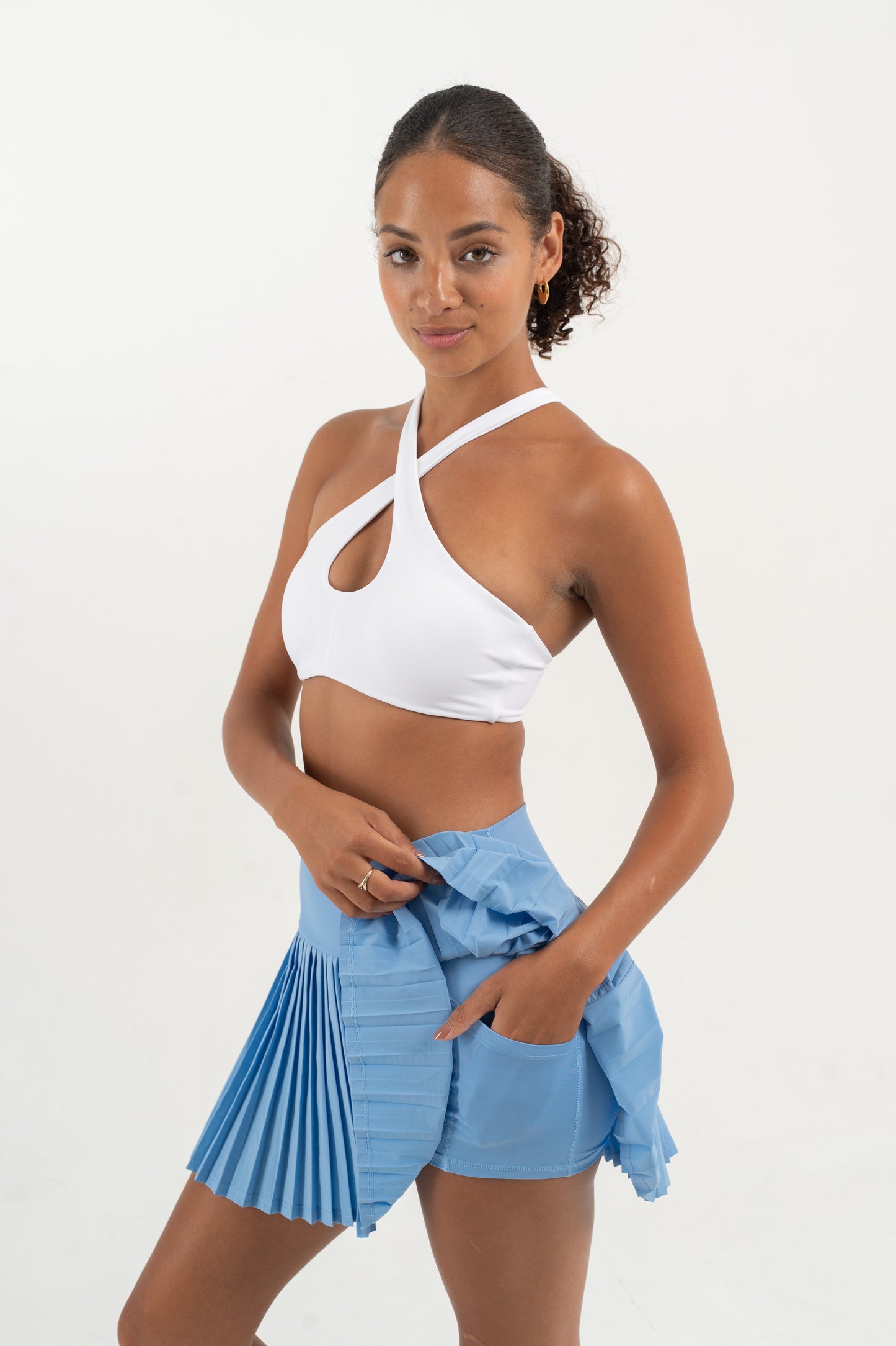 Rok Tenis Aces KECIL Alo Yoga - Limun Stroberi