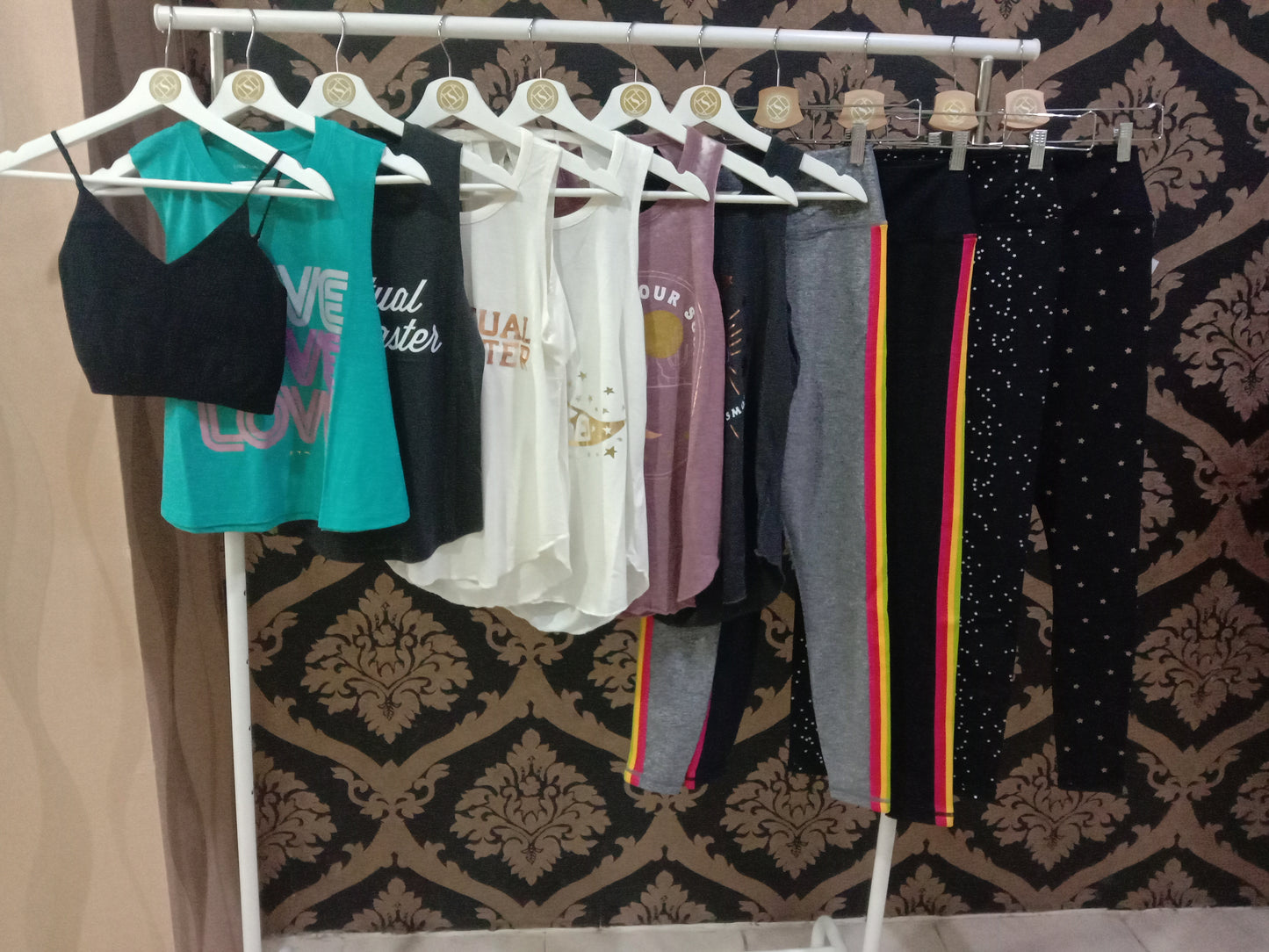 Spiritual Gangster SMALL Essential High-Waist Legging - Night Sky Active Print