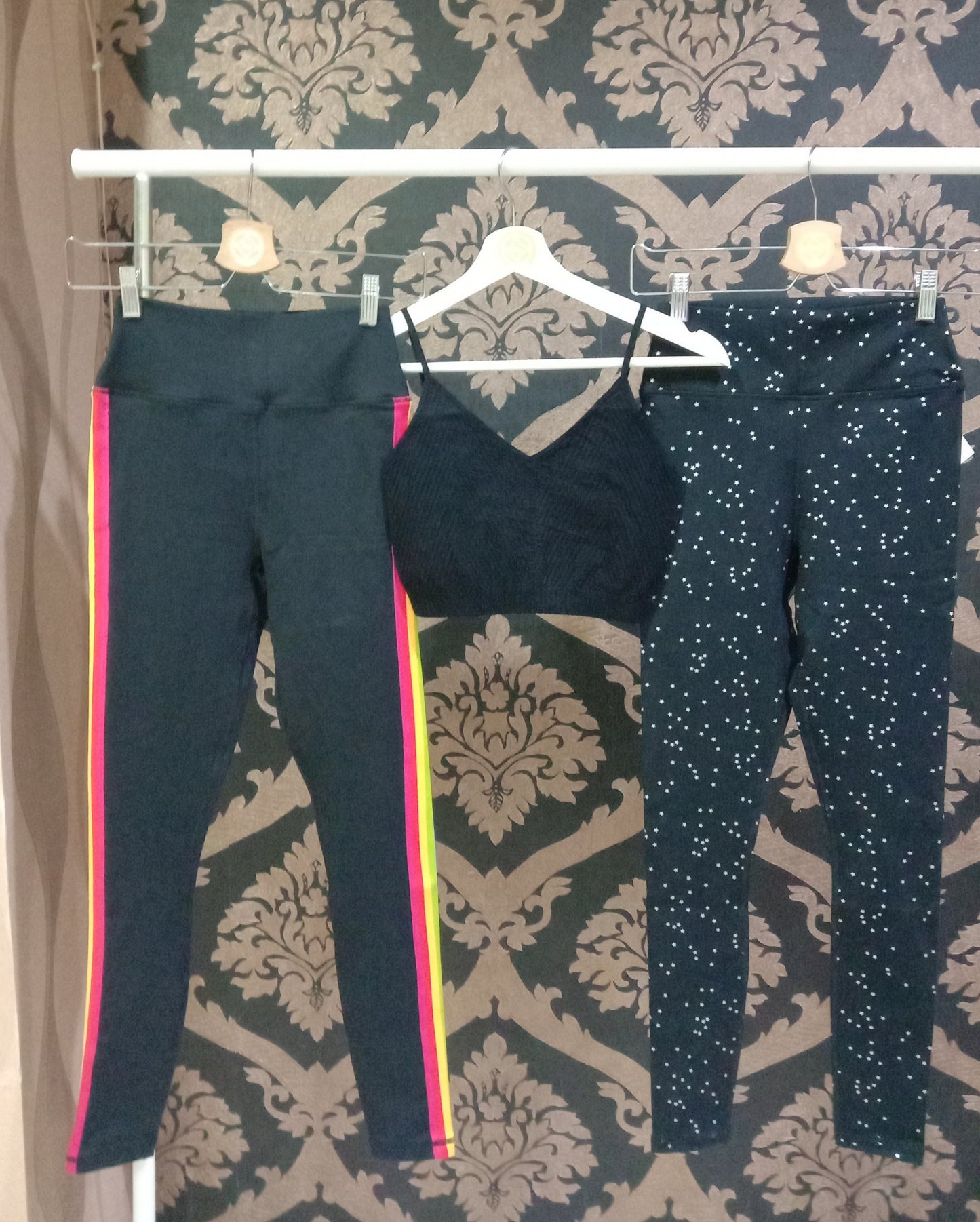 Spiritual Gangster SMALL Essential High-Waist Legging - Night Sky Active Print