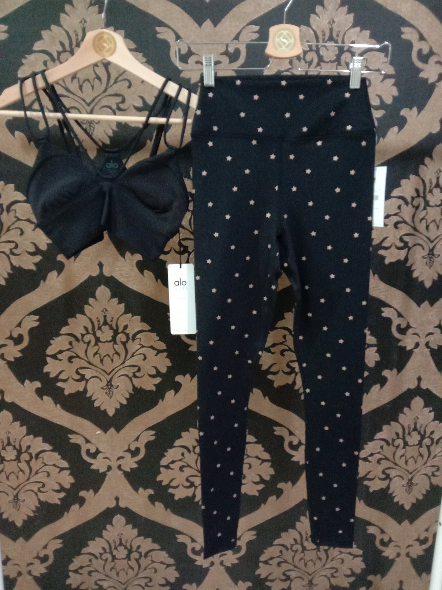 Spiritual Gangster SMALL Essential High-Waist Legging - Black Cosmos Active