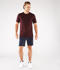 Manduka Men's Cross Train Tee - Port/Midnight