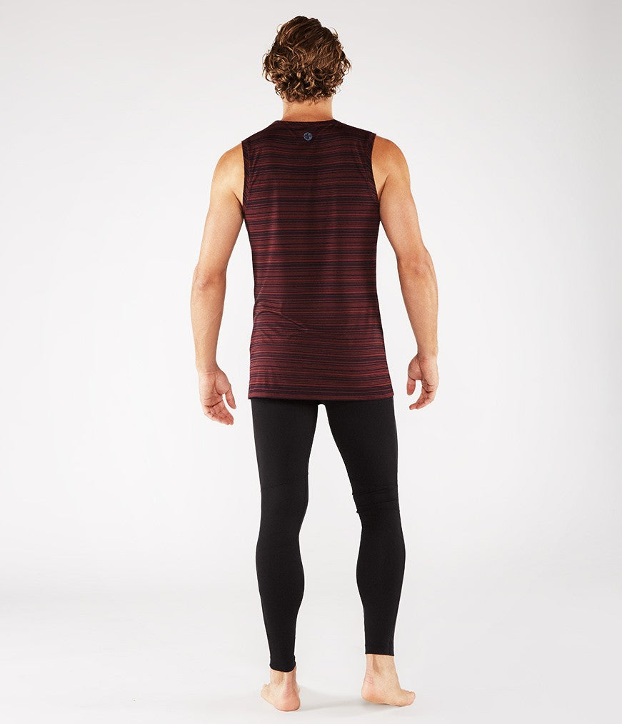Manduka Men's Cross Train Tank - Port/Midnight