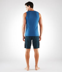 Manduka Men's Transcend Performance Tank - Aqua