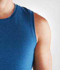 Manduka Men's Transcend Performance Tank - Aqua