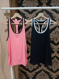 Tangki Alo Yoga XS Ivy League - Hitam/Putih 