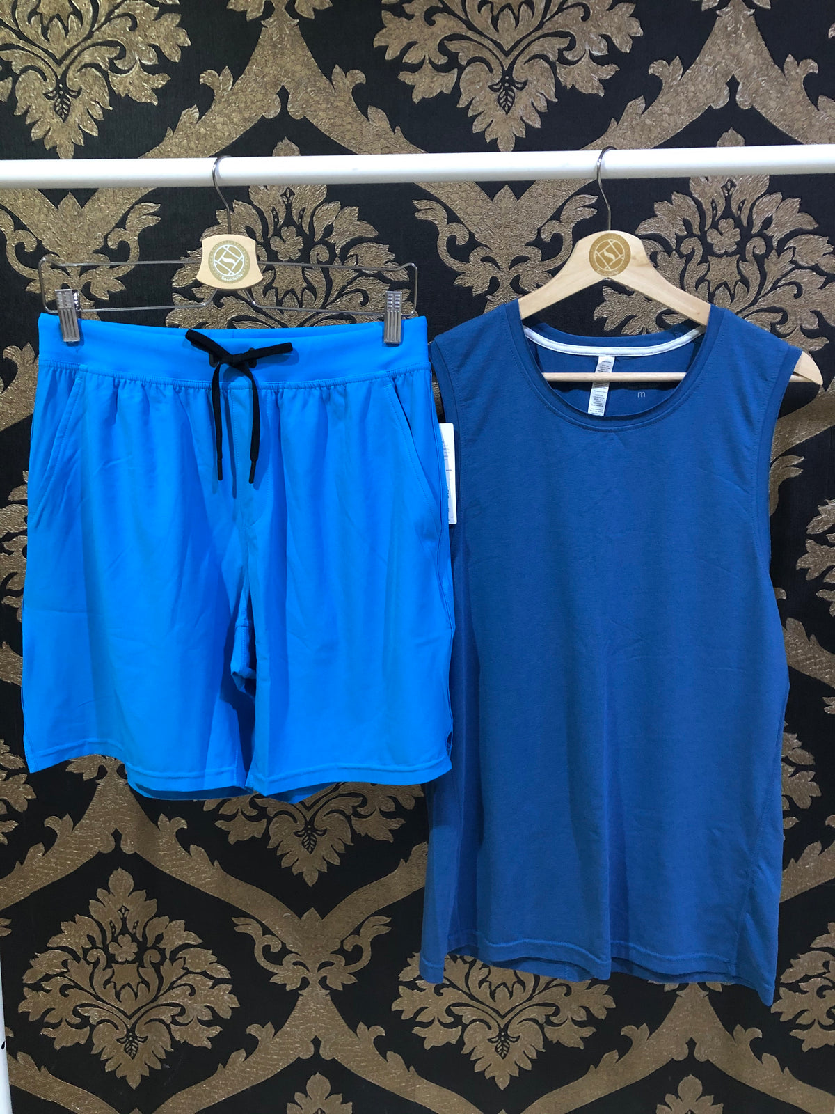 Manduka Men's Transcend Performance Tank - Aqua