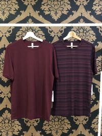 Manduka Men's Cross Train Tee - Port/Midnight