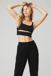 Alo Yoga Slit Bra - Black