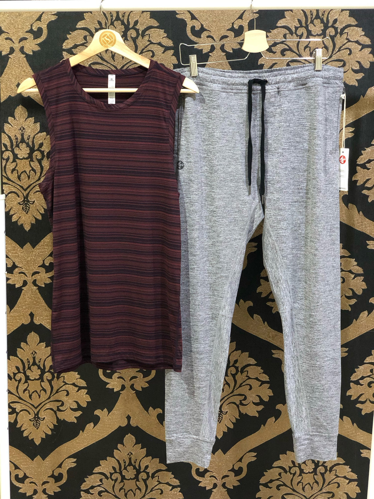 Manduka Men's Cross Train Tank - Port/Midnight