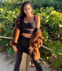 Alo Yoga Slit Bra - Black