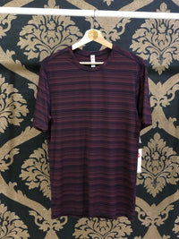 Manduka Men's Cross Train Tee - Port/Midnight