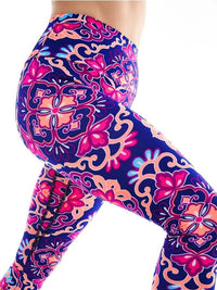 K-Deer SMALL High-Waist Medallion Legging - Boho Nouveau