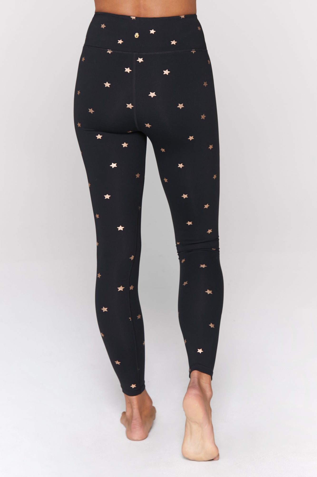 Spiritual Gangster SMALL Essential High-Waist Legging - Black Cosmos Active