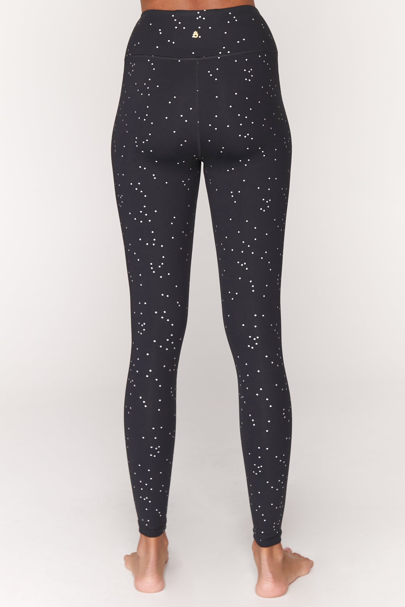 Spiritual Gangster SMALL Essential High-Waist Legging - Night Sky Active Print